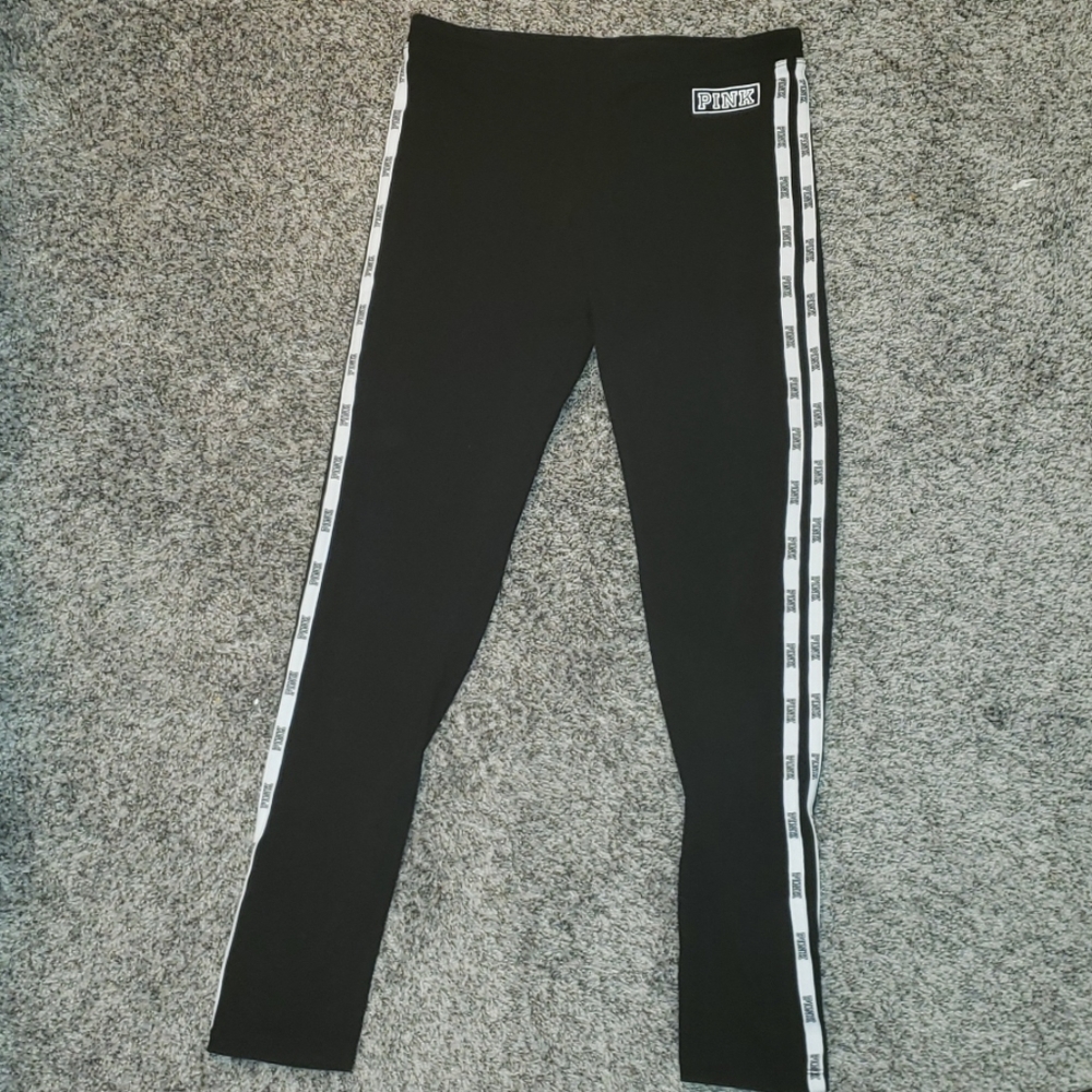PINK Black Leggings